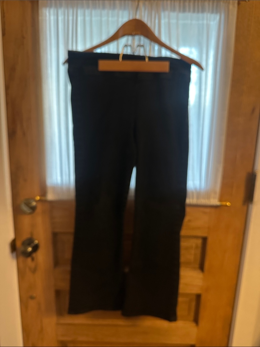 Frame Denim Black High-Rise Jetset Weekend Capri Wide-Leg Pants